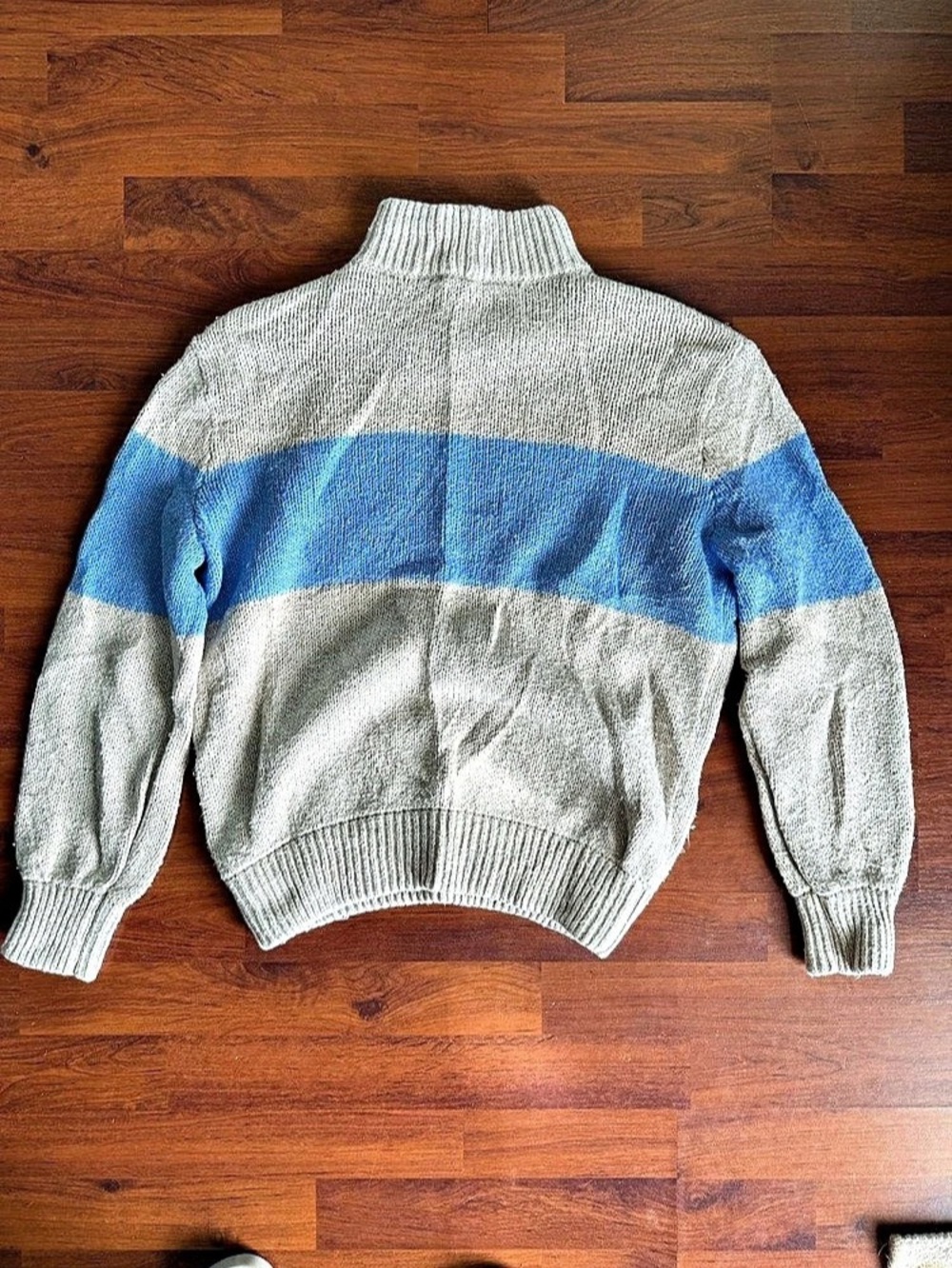 Aerie Color Block Crewneck Sweater Size Small Oversized